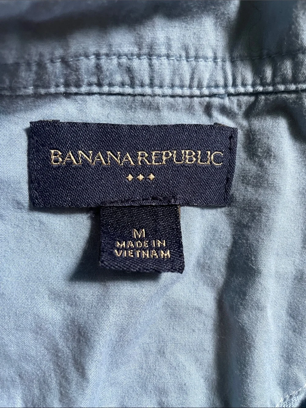 Banana Republic Light Blue Men's Polo Shirt